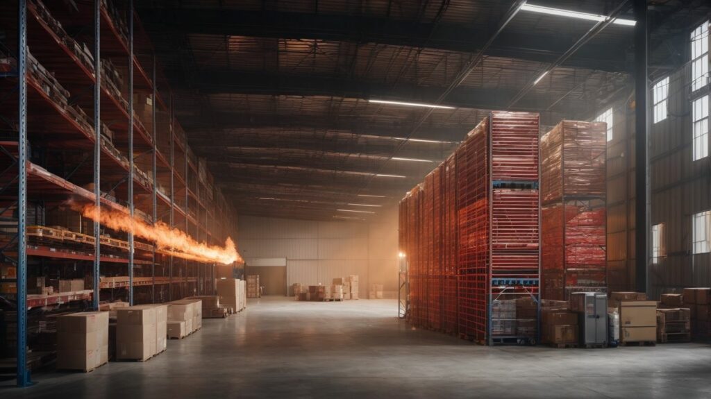 Fire Sprinkler Safety Requirements in Warehousing and Pallet Racking